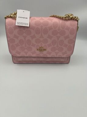 New Coach Klare Crossbody Bag In Signature Canvas With Charms